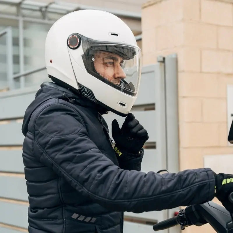 By City 90 Degrees Helmet - Pearl White - available at Veloce Club