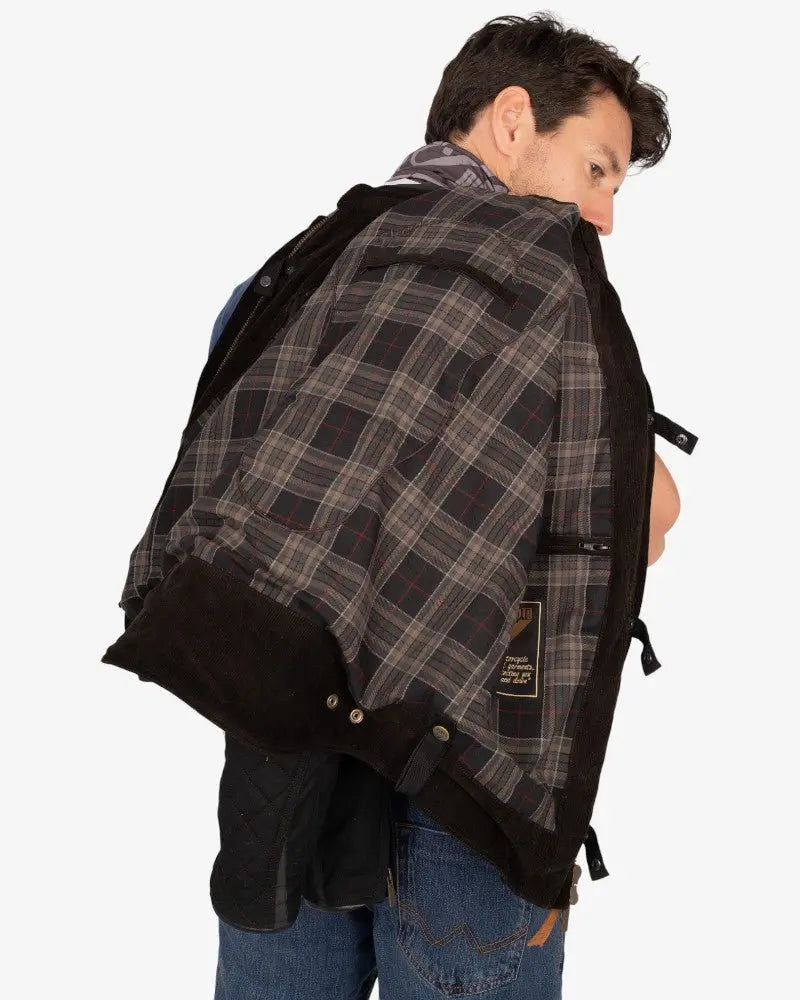 By City Belfast III Motorcycle Jacket in Black | Veloce Club