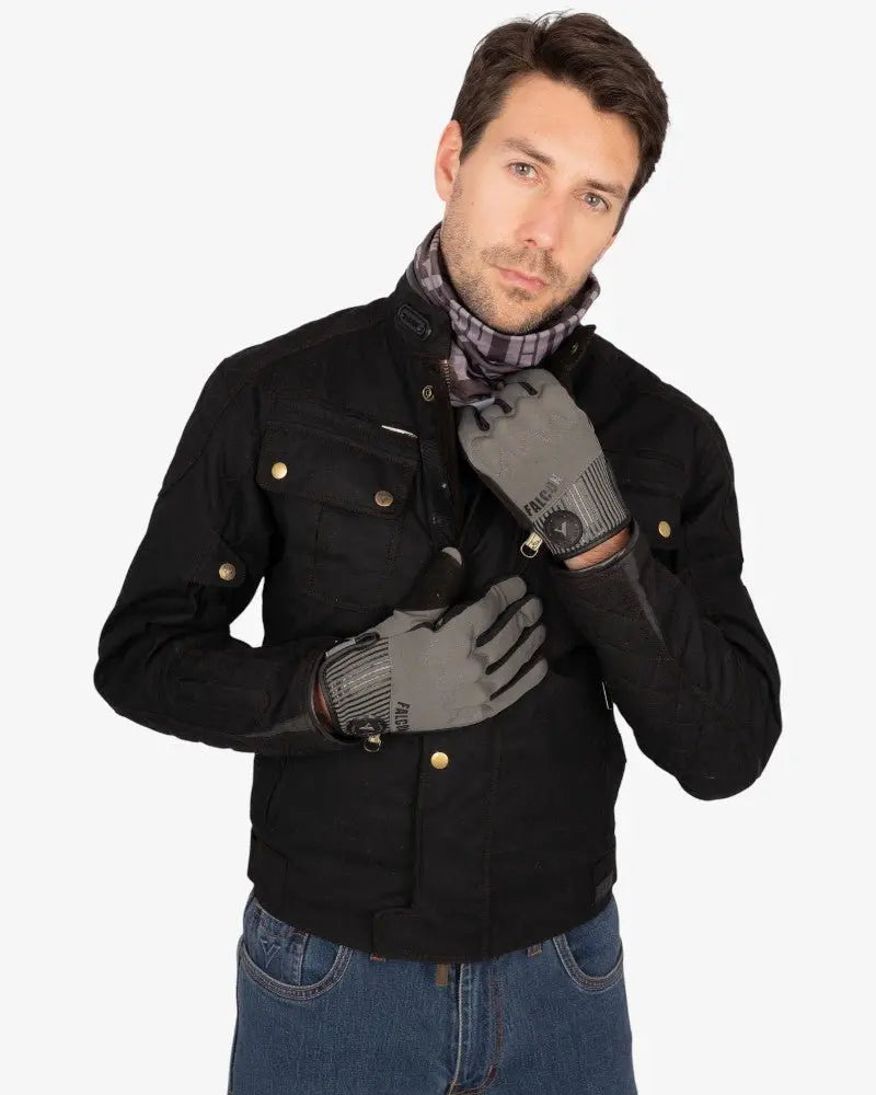 By City Belfast III Motorcycle Jacket in Black | Veloce Club