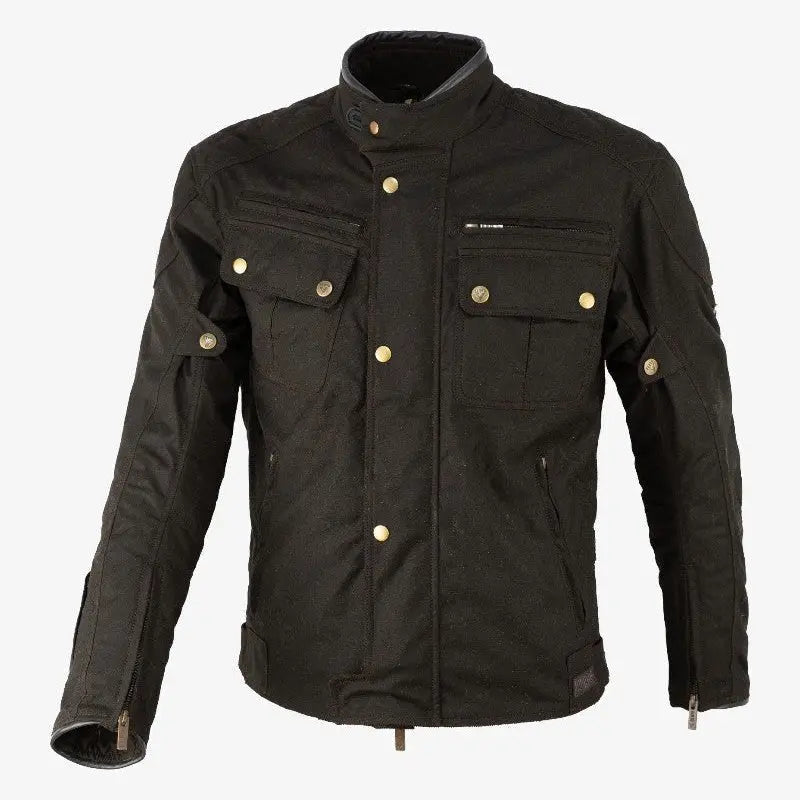 By City Belfast III Motorcycle Jacket in Green | Veloce Club
