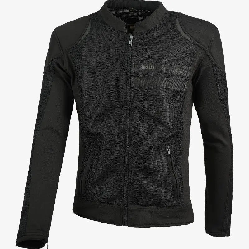 By City Breeze Motorcycle Jacket in Black | Veloce Club