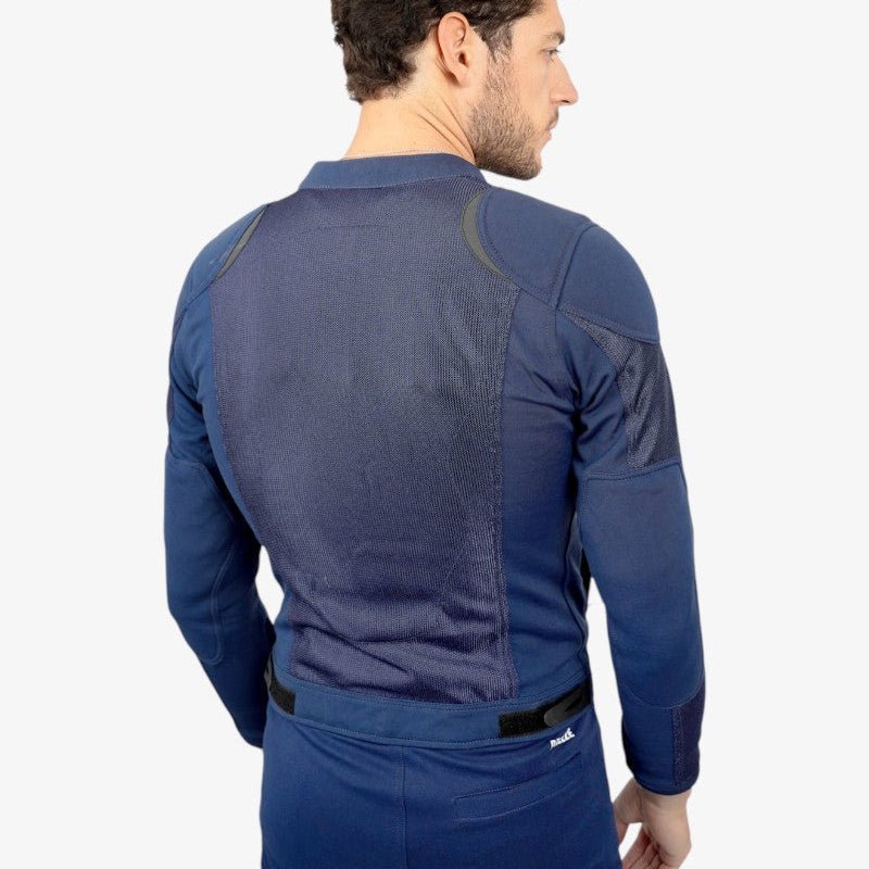 By City Breeze Motorcycle Jacket in Blue | Veloce Club