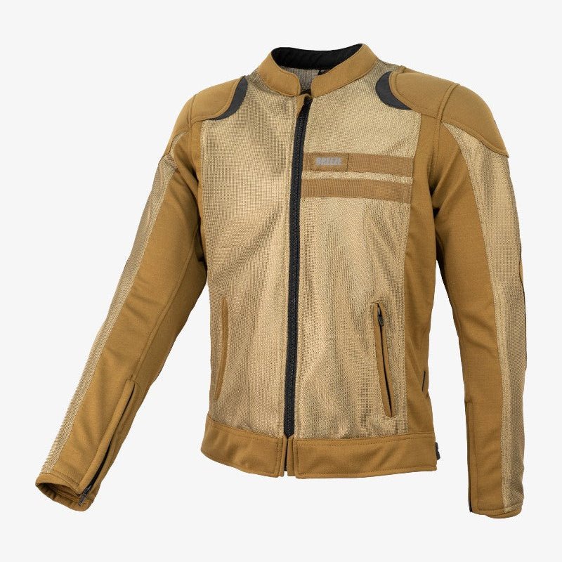 By City Breeze Motorcycle Jacket in Brown / Sand | Veloce Club
