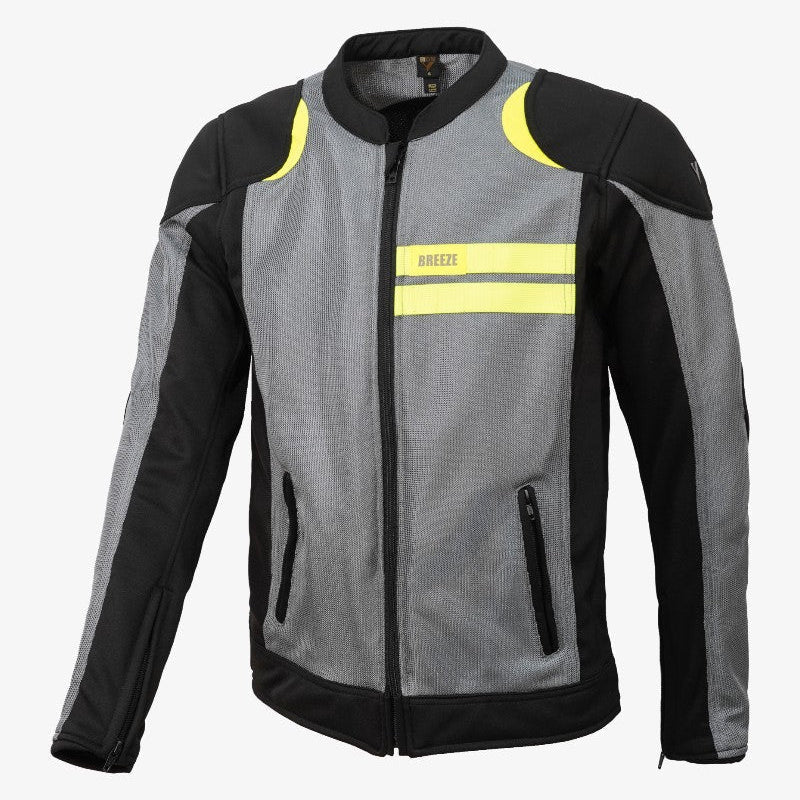 By City Breeze Motorcycle Jacket in Grey | Veloce Club