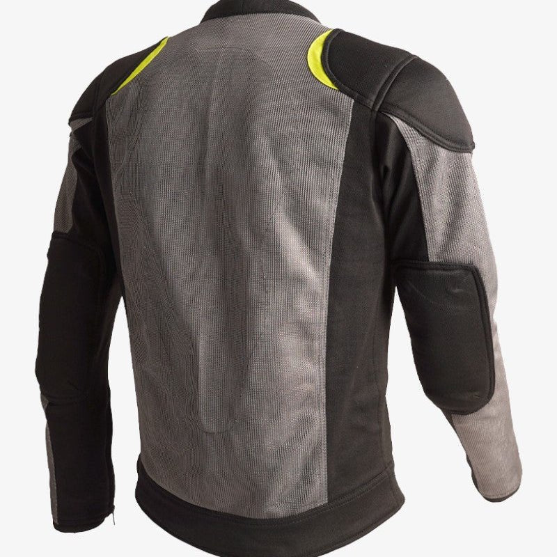By City Breeze Motorcycle Jacket in Grey | Veloce Club