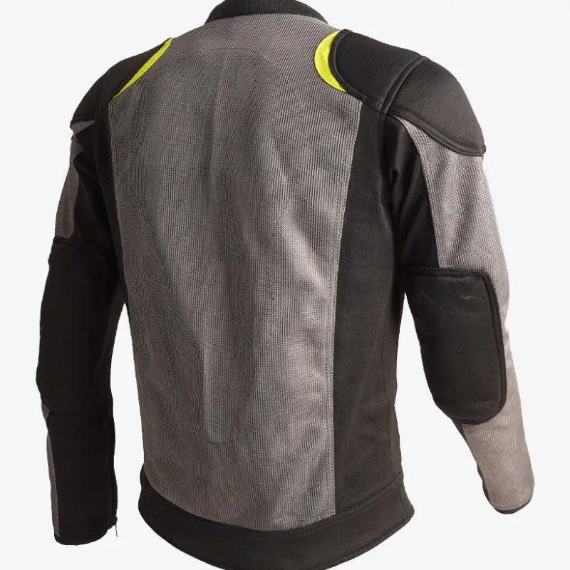 By City Breeze Motorcycle Jacket in Grey | Veloce Club