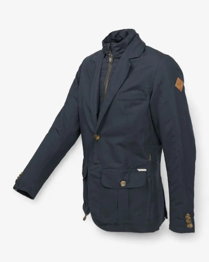 By City Haute Couture Motorcycle Jacket in Blue By City