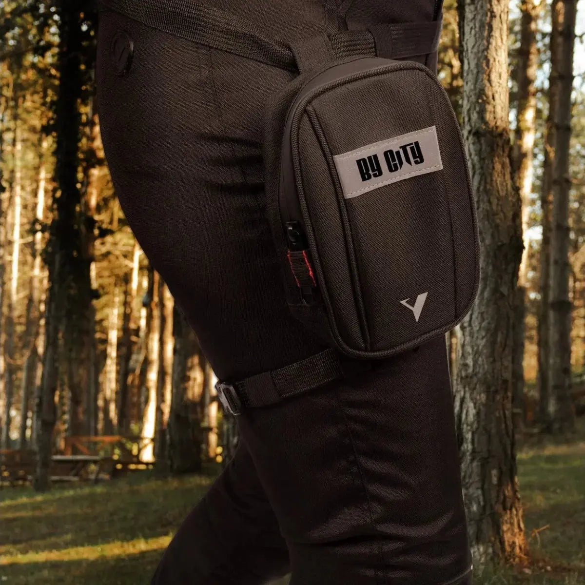 By City Leg bag available at Veloce Club