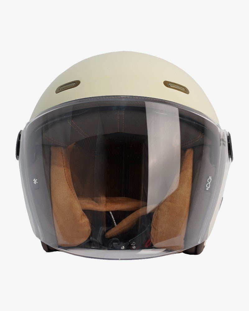 By City Metropolitan Helmet in Gloss Cream | Veloce Club