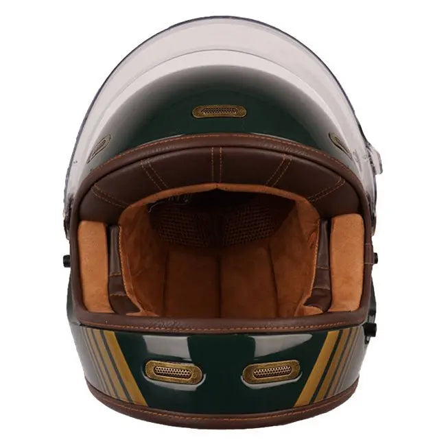 By City Roadster III Motorcycle Helmet in Dark Green | Veloce Club
