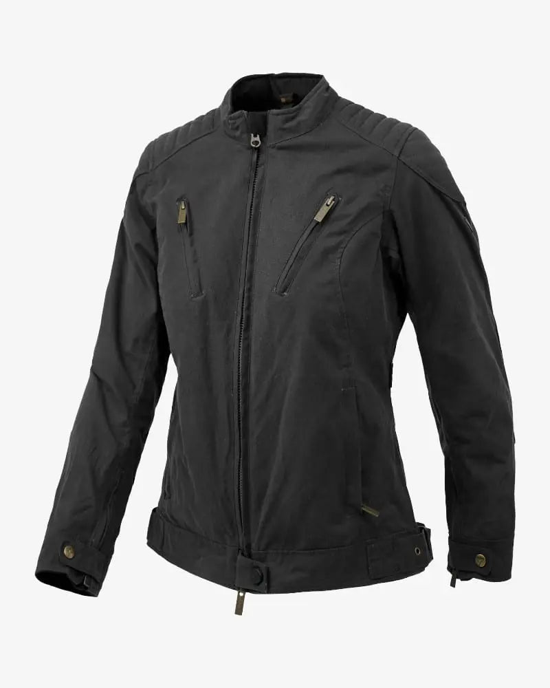 By City Spring III Ladies Motorcycle Jacket in Black | Veloce Club