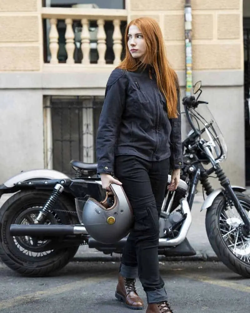 By City Spring III Ladies Motorcycle Jacket in Blue | Veloce Club