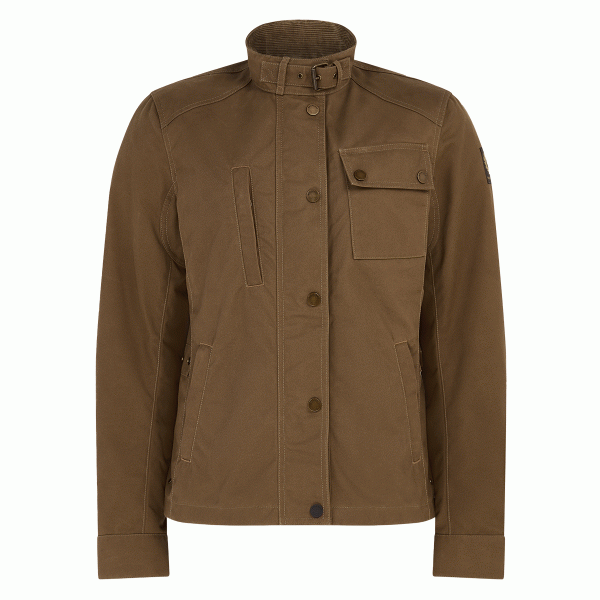Belstaff Kate's Cottage Women's Motorcycle Jacket - Sand | Veloce Club