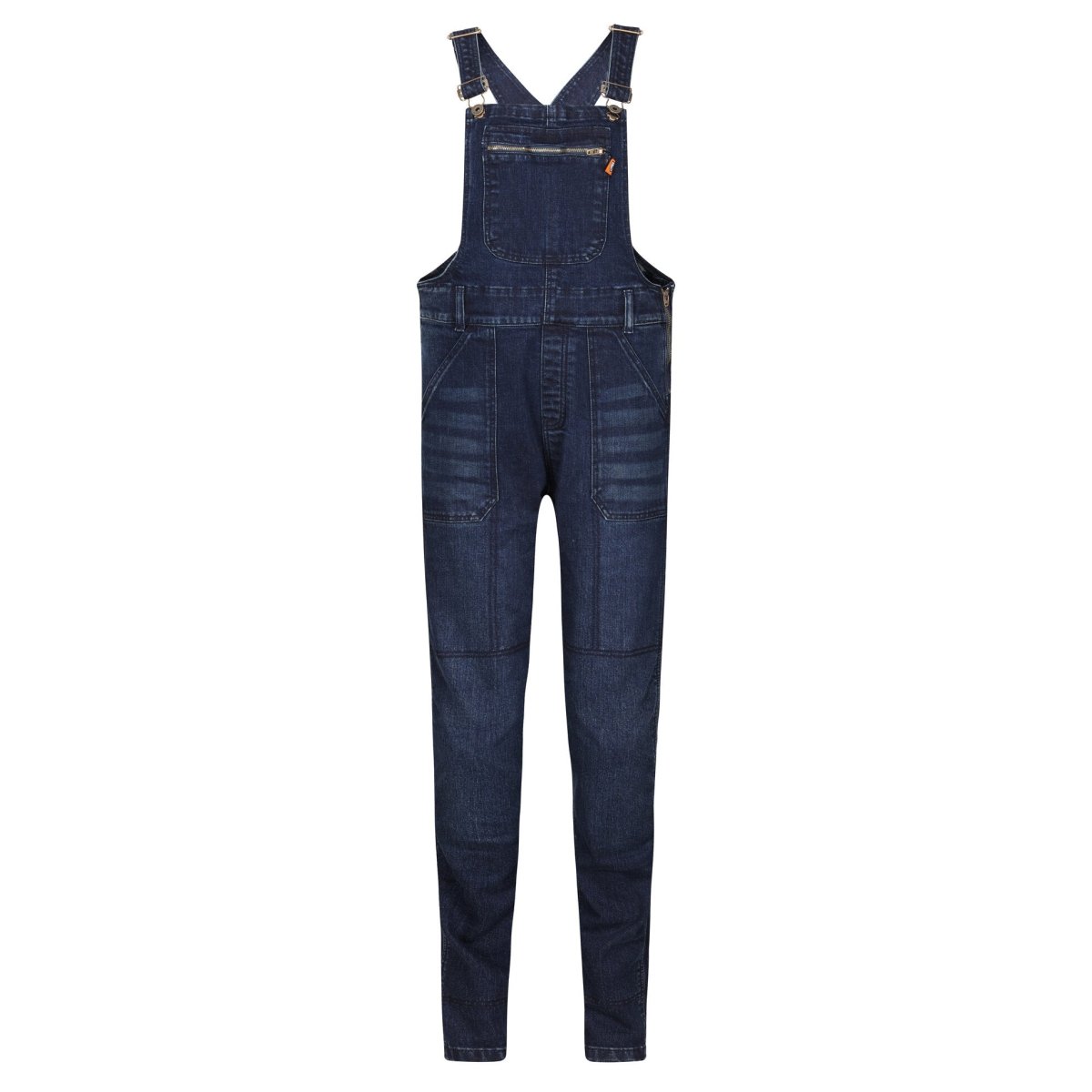 MotoGirl Daisy Dungarees in Blue available at Veloce Club