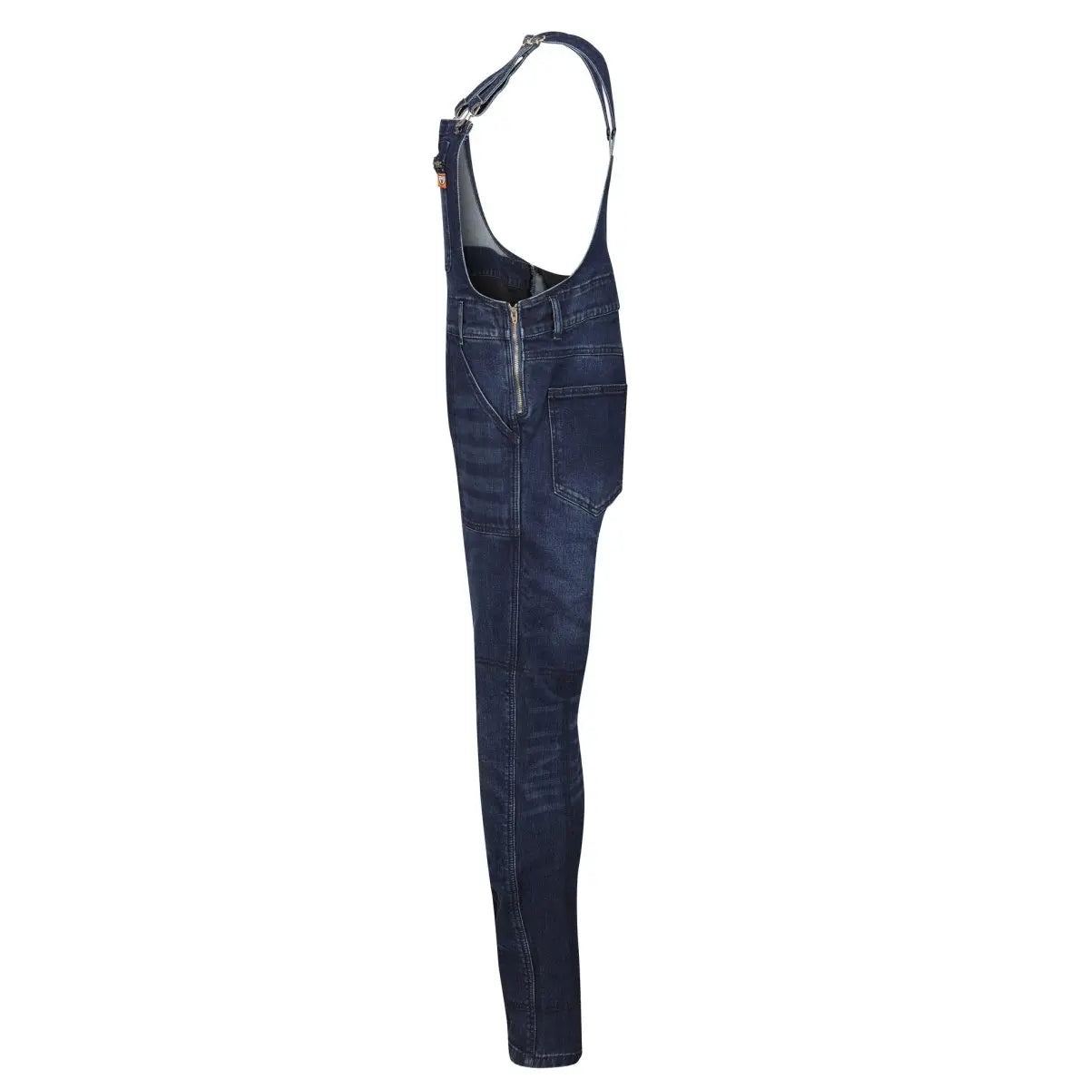 MotoGirl Daisy Dungarees in Blue available at Veloce Club