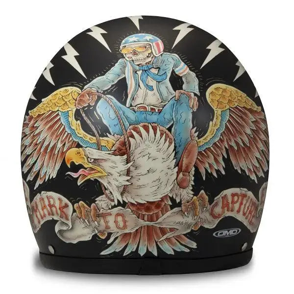 DMD Jet Retro Eagle Open face Helmet | Veloce Club