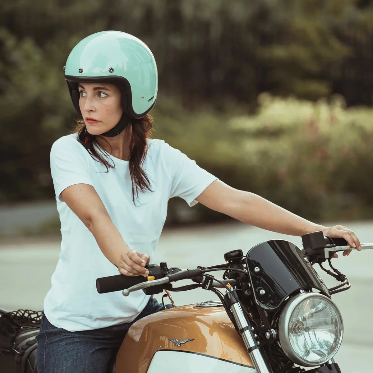 DMD Jet Retro Lattementa Open face Helmet | Veloce Club