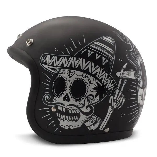 DMD Jet Retro Sin Fin Open face Helmet | Veloce Club