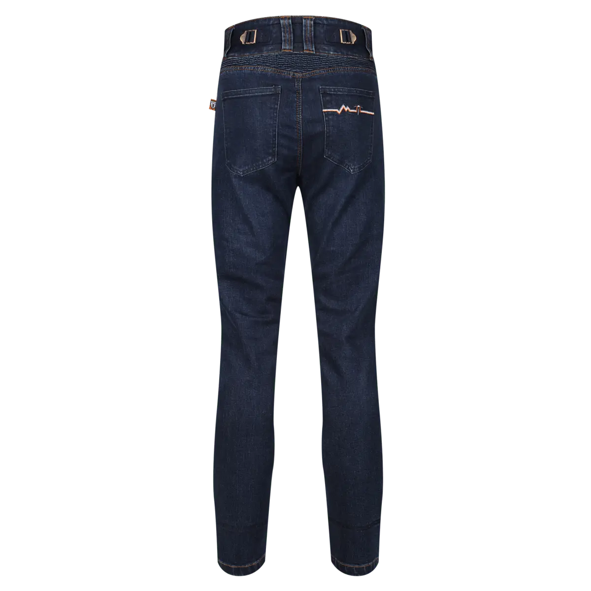 MotoGirl Ellie Women's Motorcycle Jeans in Blue - available at Veloce Club