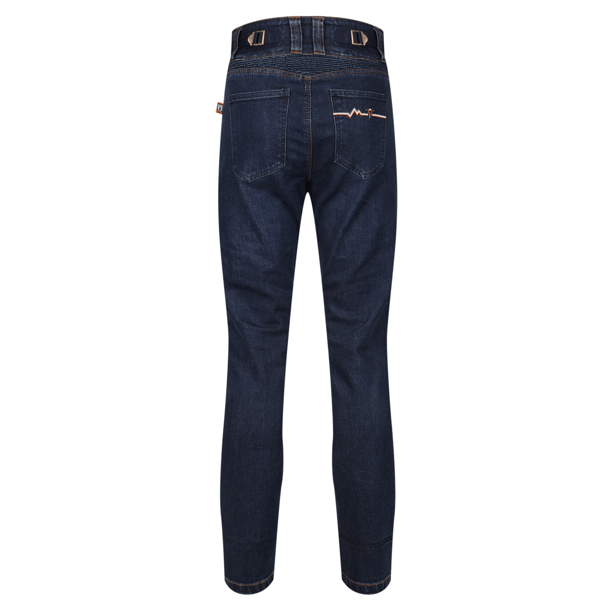 MotoGirl Ellie Women's Motorcycle Jeans in Blue - available at Veloce Club