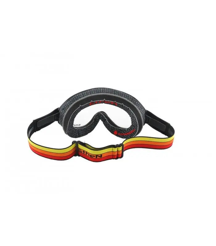 Ethen Scrambler Goggles - Orange stripes
