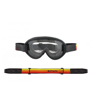 Ethen Scrambler Goggles - Orange stripes