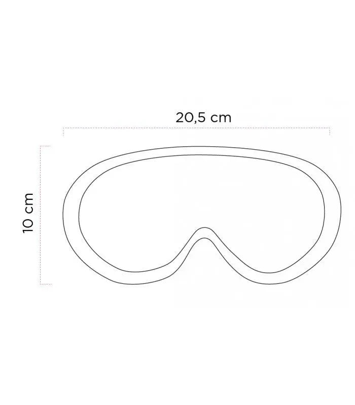 Ethen Scrambler Goggles - Orange stripes