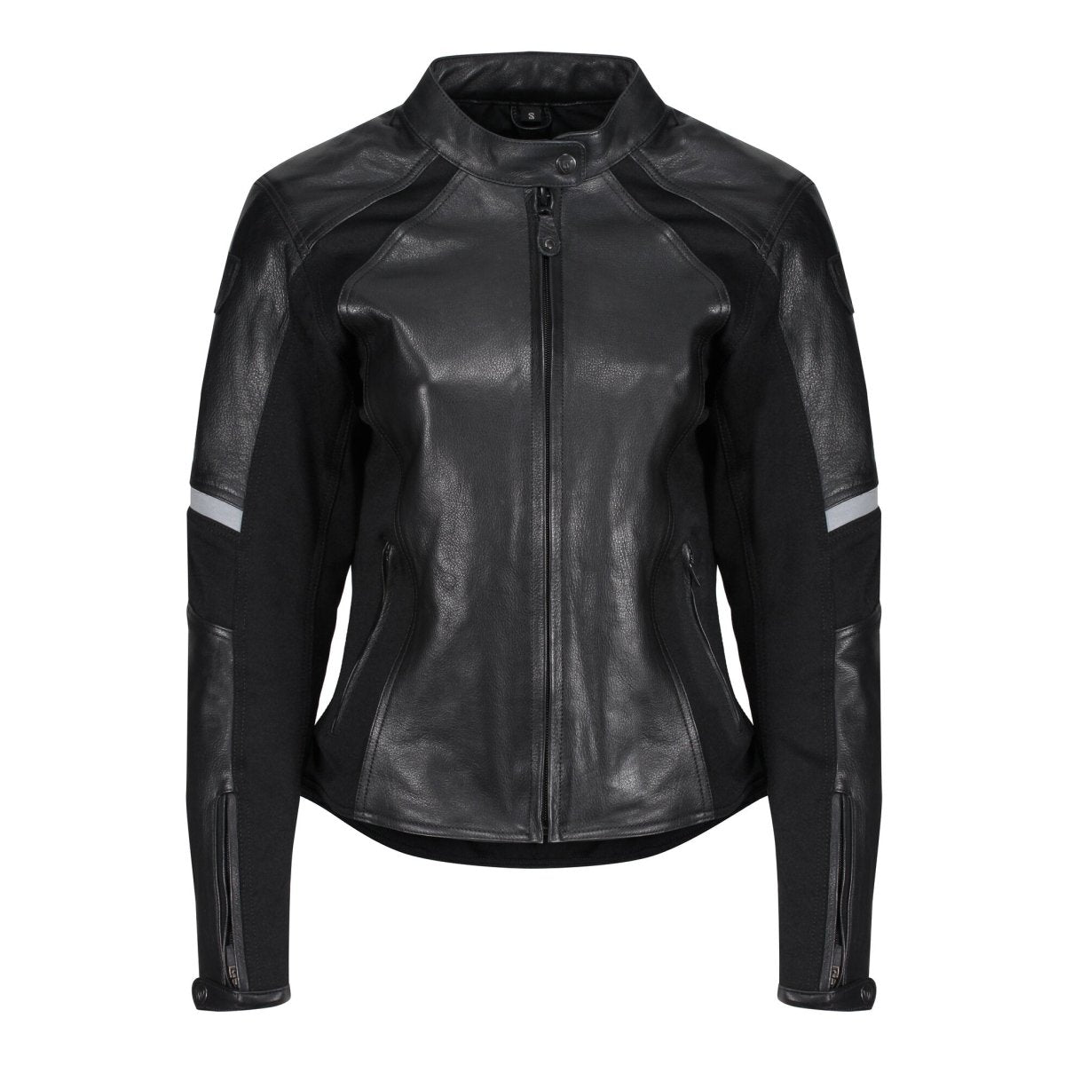 Fiona Leather Jacket Black - available at Veloce Club