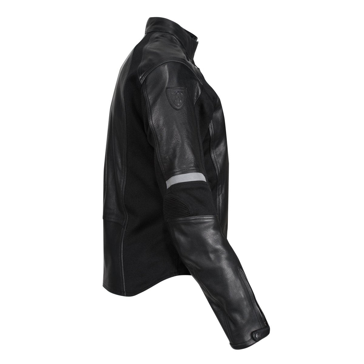 Fiona Leather Jacket Black - available at Veloce Club