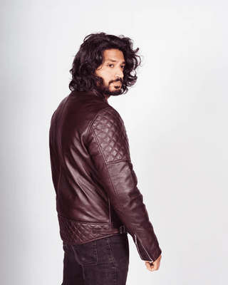 Goldtop The Bobber Jacket in Oxblood