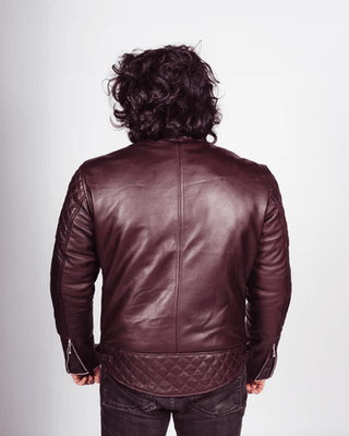 Goldtop The Bobber Jacket in Oxblood