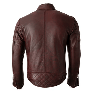Goldtop The Bobber Jacket in Oxblood
