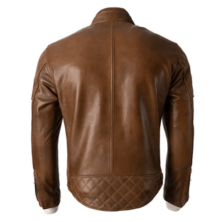 Goldtop The Bobber Jacket in Waxed Brown