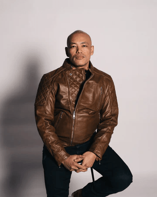 Goldtop The Bobber Jacket in Waxed Brown