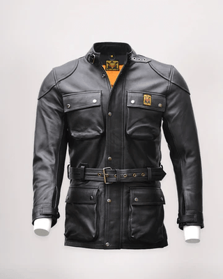 Goldtop The Patrol Jacket in Black