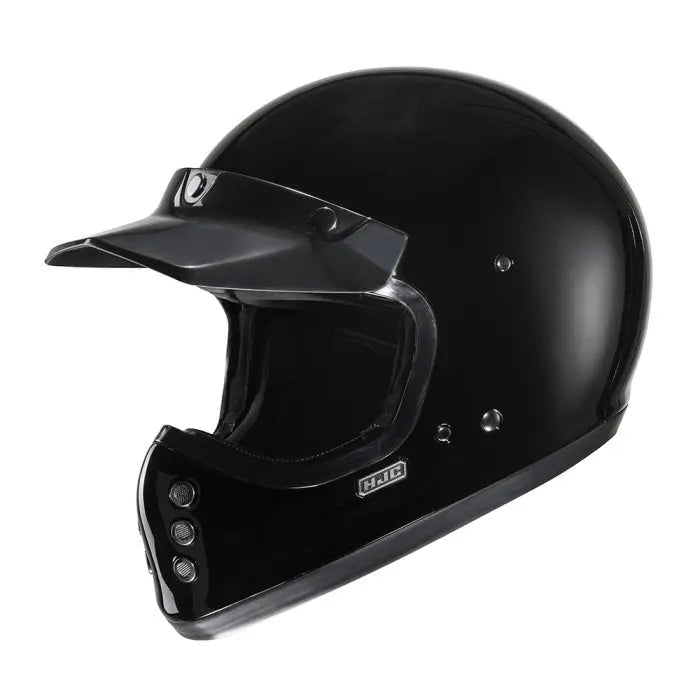 HJC V60 Motorcycle helmet in Matt Black at Veloce Club