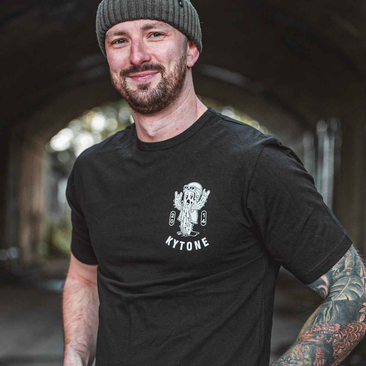 Kytone Cactus Club T-shirt in Black