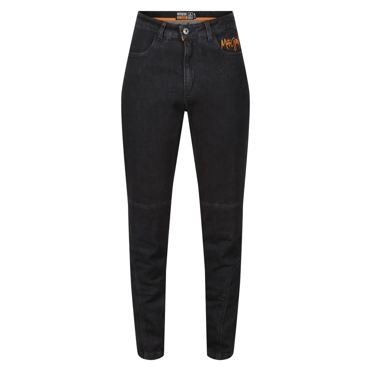 MotoGirl Isla Motorcycle Blue Jeans available at Veloce Club