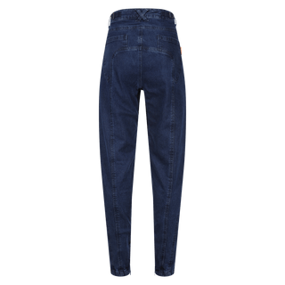 MotoGirl Isla Motorcycle Jeans in blue available at Veloce Club