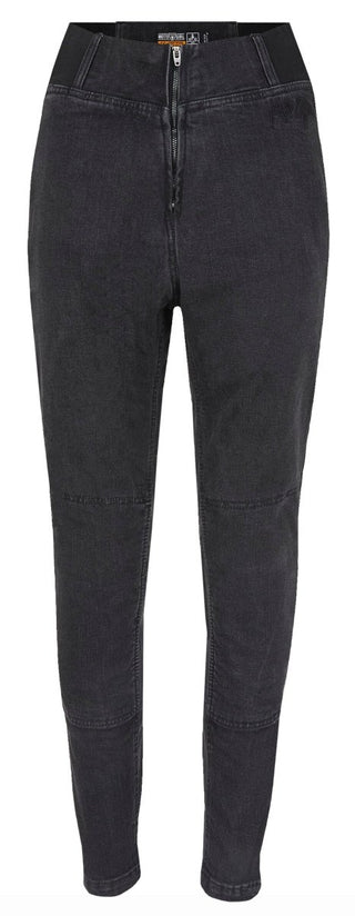 MotoGirl Julia Jeggings in black available at Veloce Club