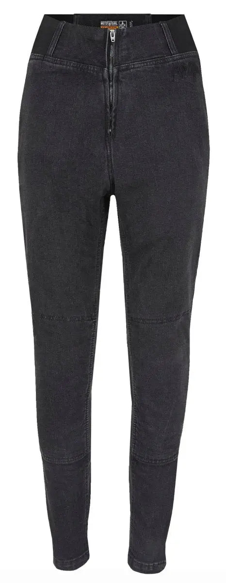 MotoGirl Julia Jeggings in black available at Veloce Club
