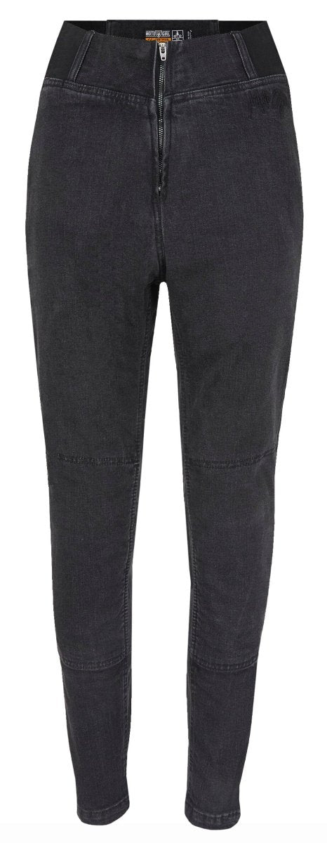 MotoGirl Julia Jeggings in black available at Veloce Club