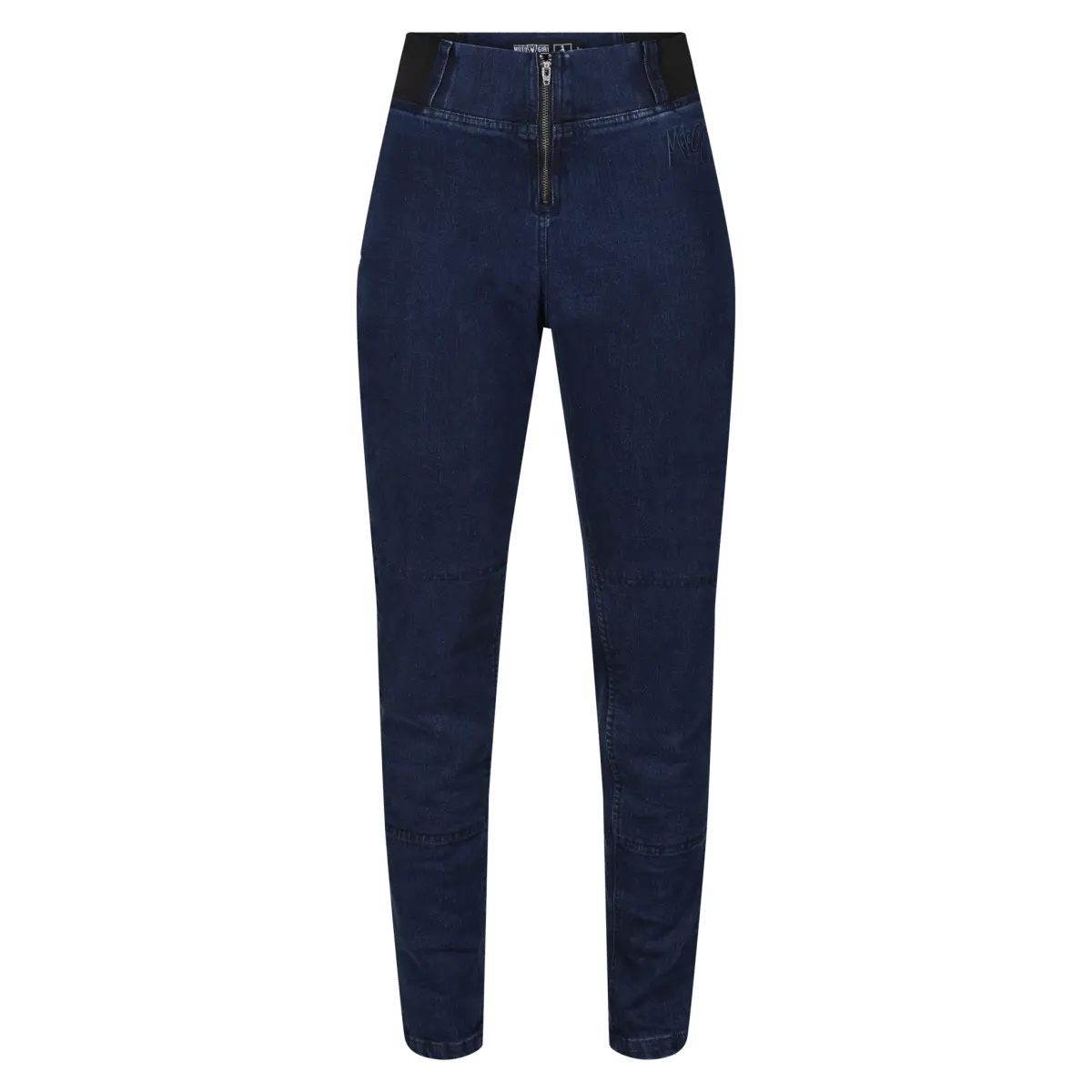 MotoGirl Julia Jeggings in blue available at Veloce Club