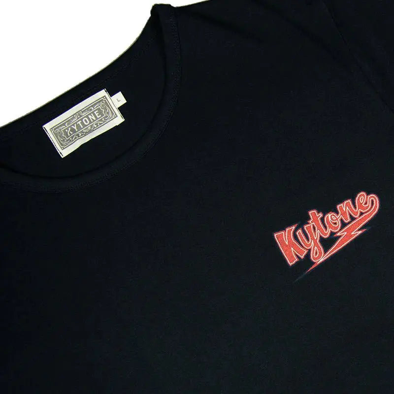 Kytone Bolt T-shirt in Black - available at Veloce Club