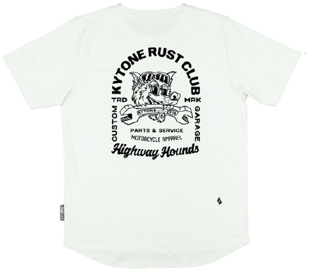 Kytone Highway Hound T-shirt in Ecru - available at Veloce Club