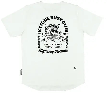Kytone Highway Hound T-shirt in Ecru - available at Veloce Club