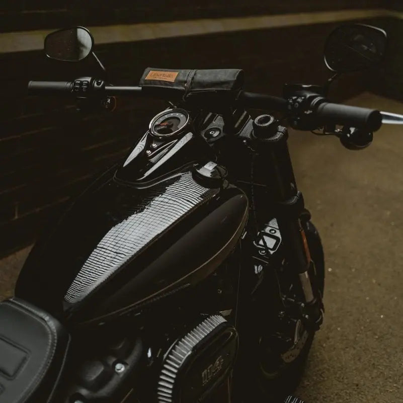 Libertatia Oilskin Tool Roll in Pitch Black