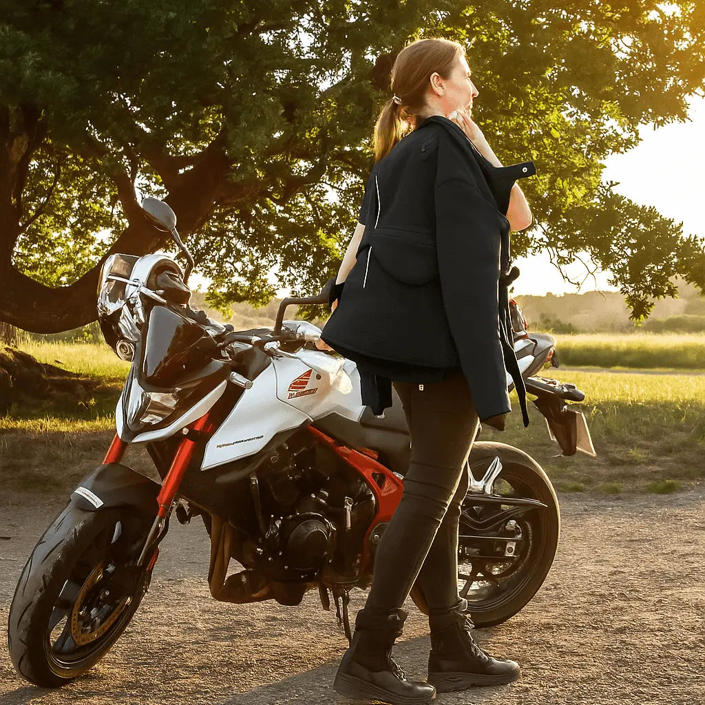 Linda-Jean VEGA Women’s Motorcycle Jacket with Armour