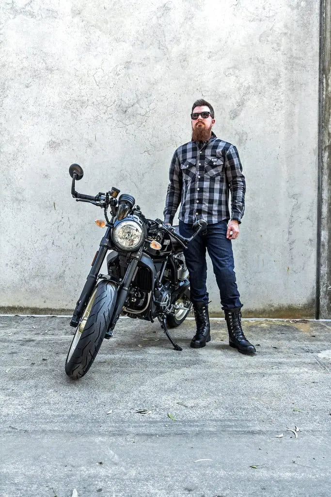 Merlin Axe Riding Shirt Built with Kevlar - available at Veloce Club