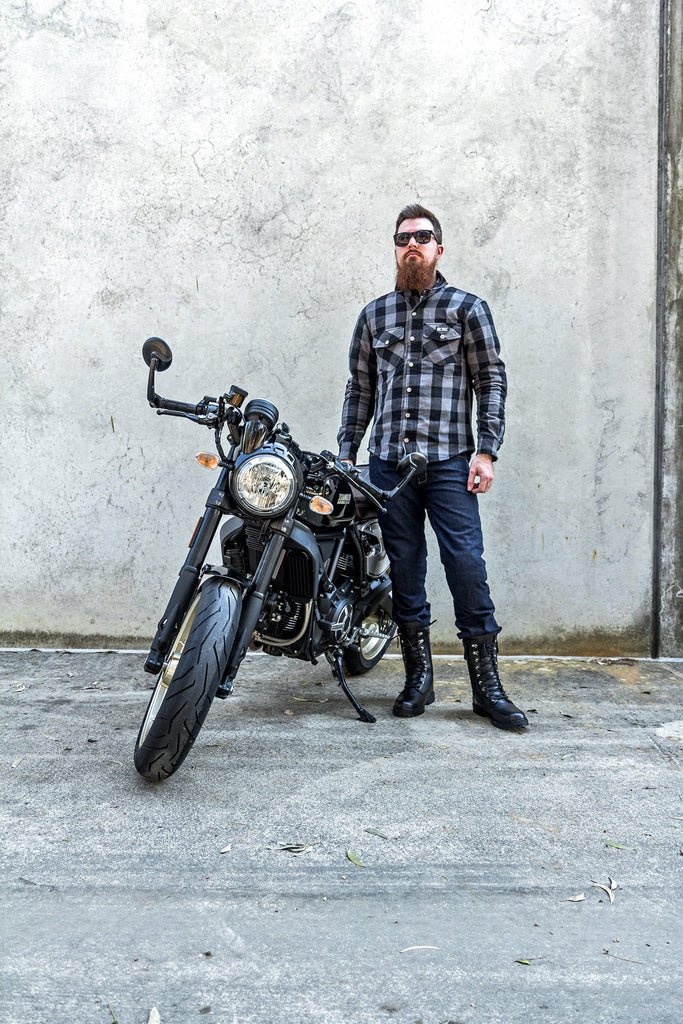 Merlin Axe Riding Shirt Built with Kevlar - available at Veloce Club